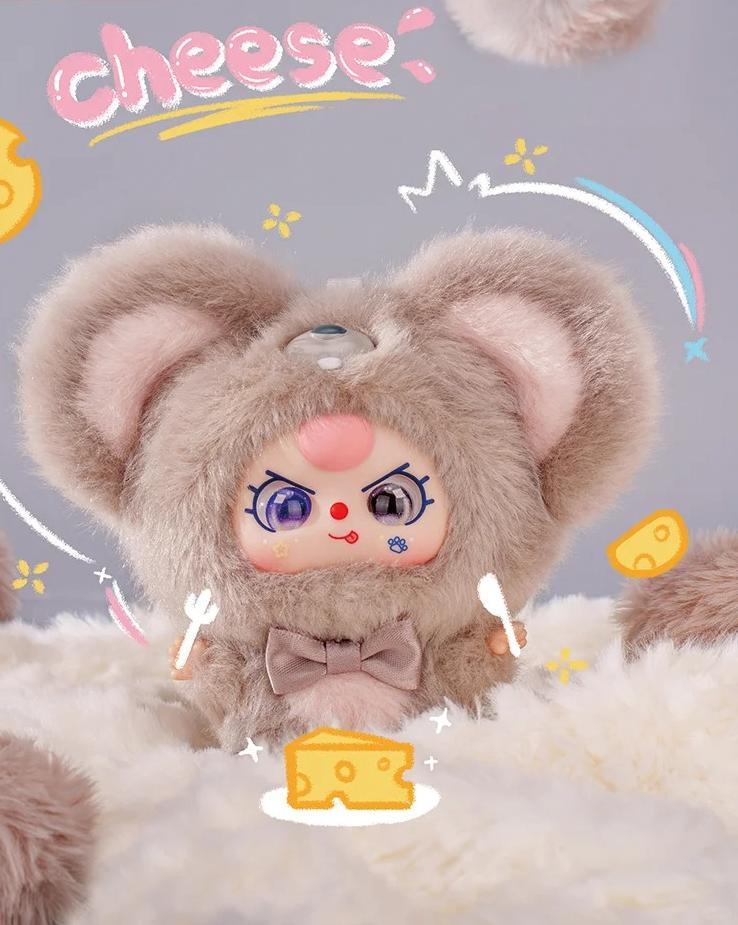Baby three Mini Hug Series Vinyl Plush Blind Box