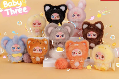 Baby three Mini Hug Series Vinyl Plush Blind Box