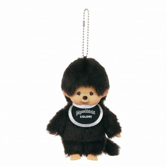 Sekiguchi Monchhichi COLORS Plush doll Keychain BLACK Japan
