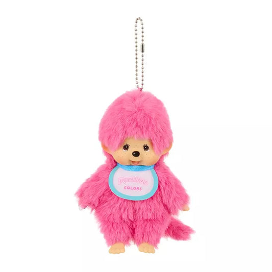 Sekiguchi Monchhichi COLORS Plush doll Keychain BLACK Japan
