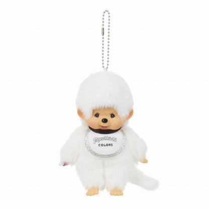 Sekiguchi Monchhichi COLORS Plush doll Keychain BLACK Japan