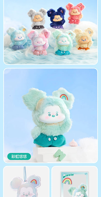 MINISO - Disney Mickey Head in the Clouds Vinyl Plush Pendant Blind Box