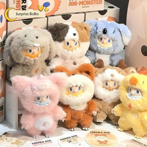 F.UN × Farmer Bob Ani‑Monster Series Plush Blind Box