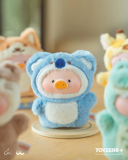 Lulu The Piggy - Animal Party Puppet Show PVC Face Plush Keychain Blind Box