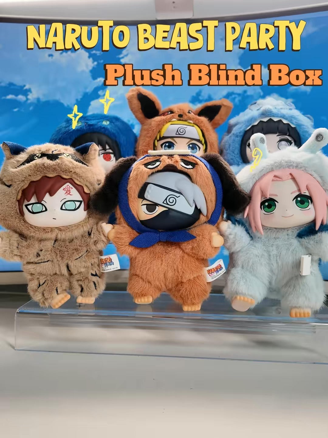 Naruto – Beast Party Series Plush Keychain Blind Box